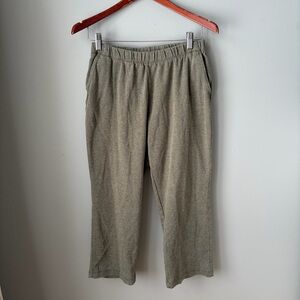 Lands End Women’s Pants Green Size Small Petite 6-8 Comfy Stretch Cotton Blend